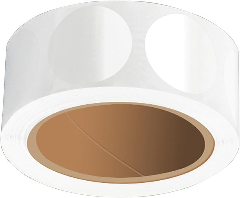 20mm Round Clear PVC Seal Stickers Self Adhesive Wrapping Labels For Envelope Invitation Packaging 500 Counts - Image 3